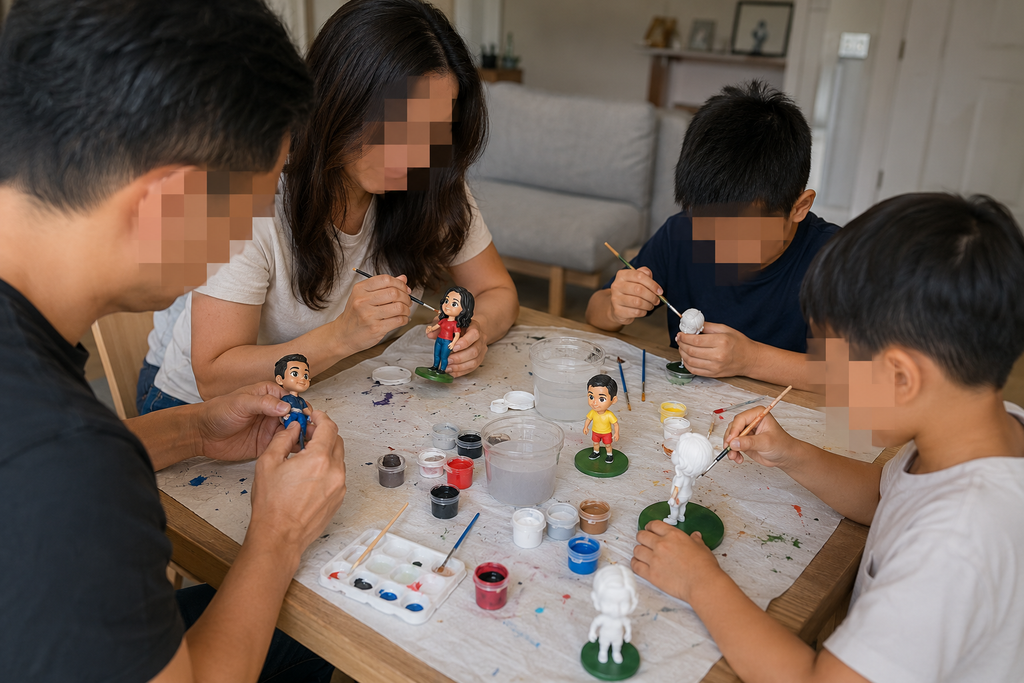 Custom Chibi Figure From Your Photo (Primed & Ready to Paint)