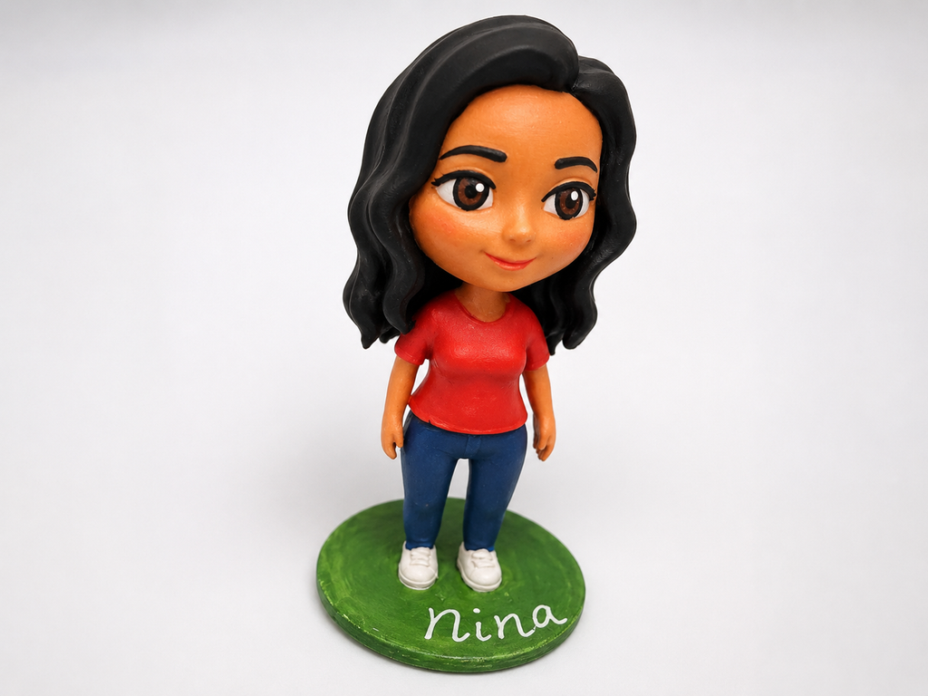 Custom Chibi Figure From Your Photo (Primed & Ready to Paint)